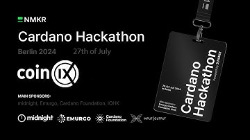 Interview with coinIX at Cardano Hackathon