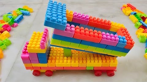 Satisfying DIY Big Truck/ASMR building blocks/block game/lego building fun #asmr#buildingblocks