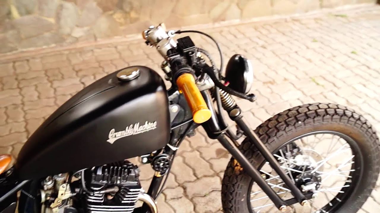 Bobber Custom Honda Mega Pro By Crumble Machine Motorcycles Garage