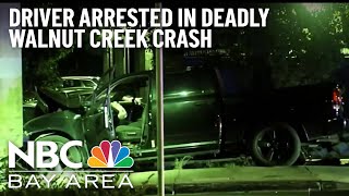 1 Dead, Driver Arrested Following Crash in Walnut Creek: Police