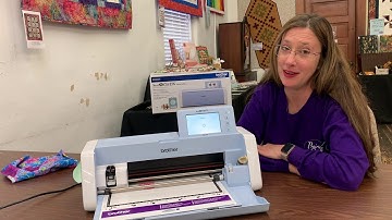 Making your first fabric cut with the ScanNCut SDX225