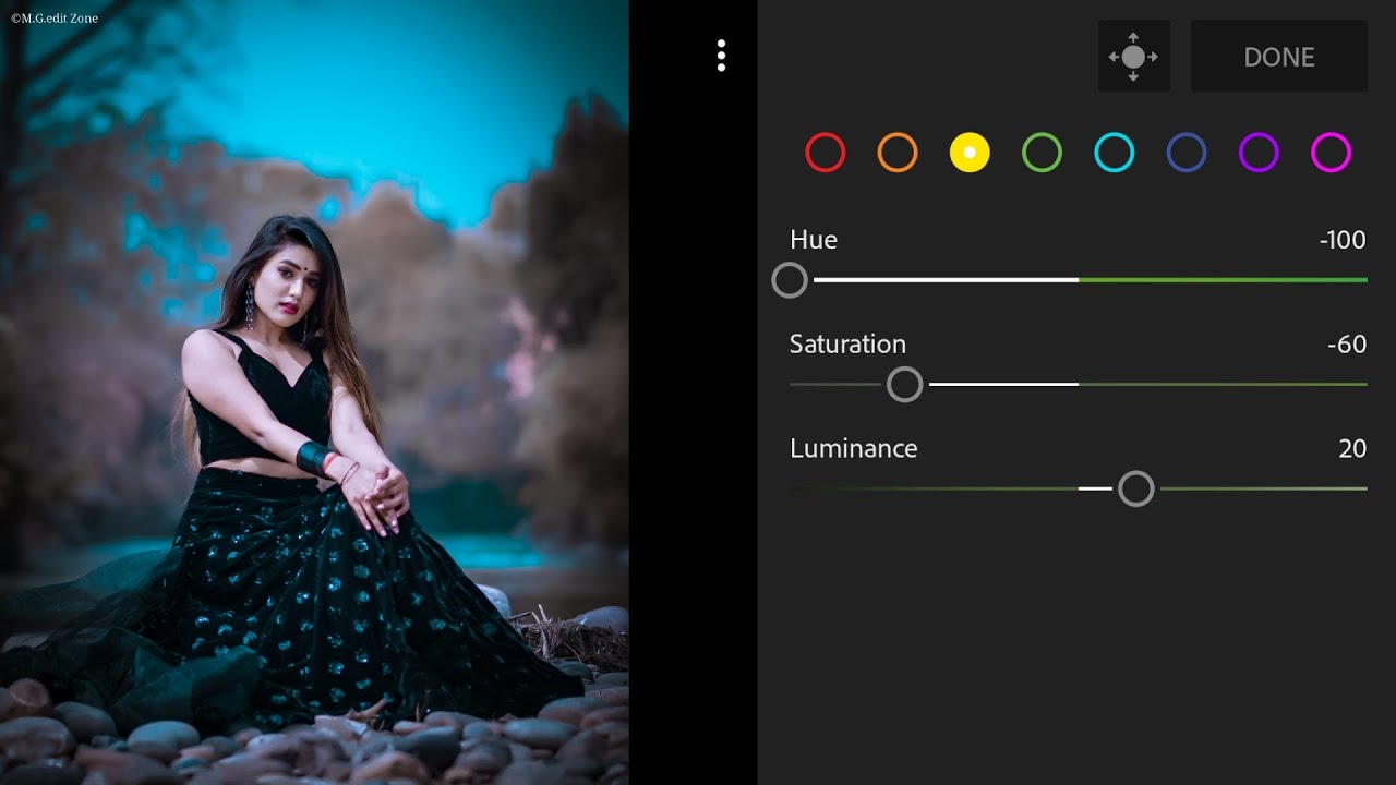 Blue and brown effect Lightroom photo editing//preset download free//