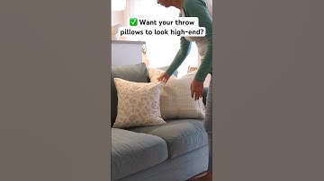 Elevate Your Home Decor with These Easy Throw Pillow Tips🙌🏼 #homedecor