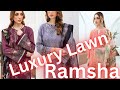 New ramsha ghazal luxury lawn collection 2024   summer dresses