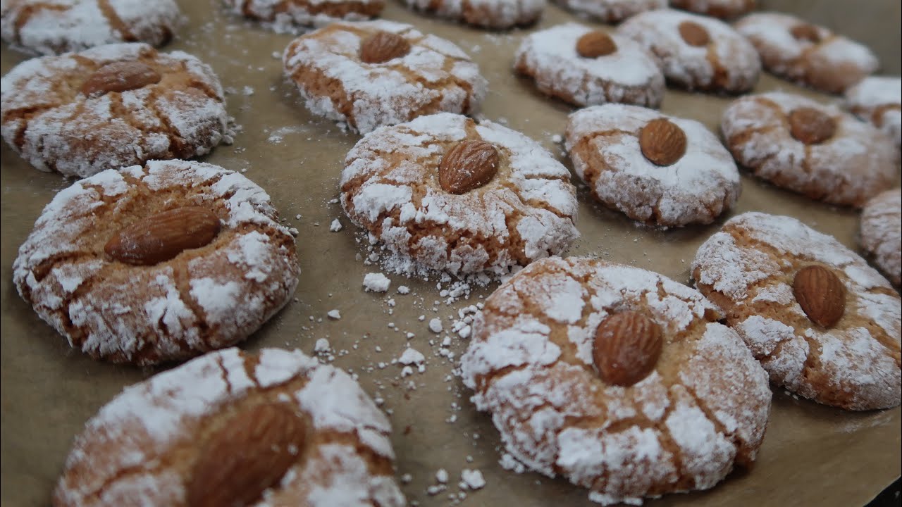 Plätzchen backen / Mandel Plätzchen / Миндальное печенье | Bei Sona ...