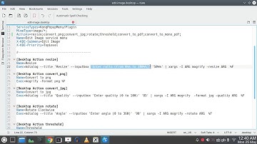 KDE service menu part 2