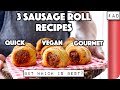 3 Sausage Roll Recipes... but which is best? Quick vs Vegan vs Gourmet