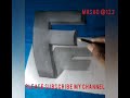 Very easy 3d &quot;F&quot; letter drawing with pencil | new drawing video | 2021✓
