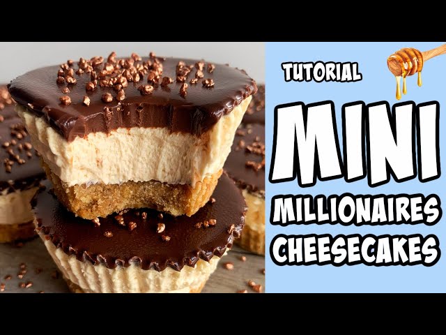 Mini Millionaires Cheesecakes Recipe tutorial #Shorts class=