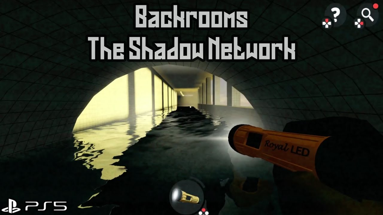 Exploring Backrooms The Shadow Network | Roblox | PS5 Gameplay