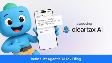 Introducing ClearTax AI – India’s first Agentic AI Tax Filing 