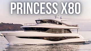 Princess X80 Yacht Tour | USA Debut PBIBS 2023