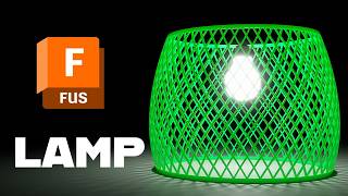 Tutorial de Abajur Espiral para Impressao 3D no Autodesk Fusion Surface Loft Thi