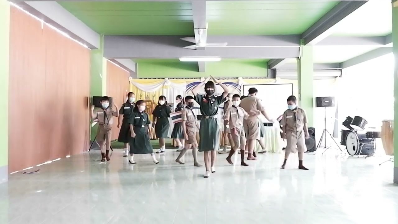 กิจกรรม  Gang Show กลุ่มที่ 1 เพลง ใต้ร่มธงไทย