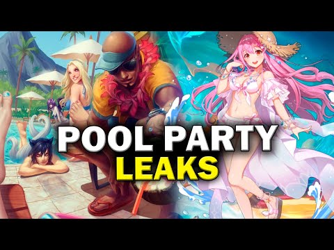 LEAKED Pool Party Seraphine, Yone, Ashe and more