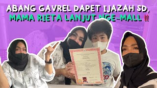 MAMA RIETA NEMENIN ABANG GAVREL CAP 3 JARI, LANJUT BELANJA DI MALL !!