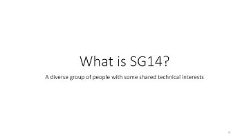 Things Happening in SG14… - Patrice Roy - CppCon 2023