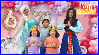 Disney Princesses Celebrate Emma And Kate 6Th Birthday
