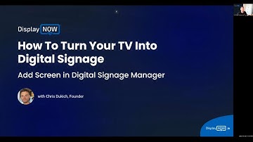 How To Turn Your TV Into Digital Signage - Pair Screens