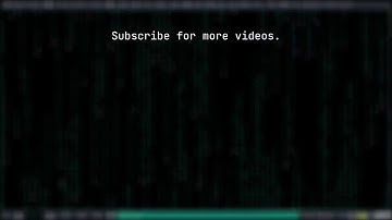 New outro (Edited using Olive 0.1)