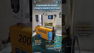 Elektriğinizi Yanınızda Taşıyın 2000W Mobil Güç İstasyonu