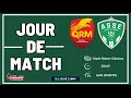 Qrm  asse  le match comment en direct  allez les verts