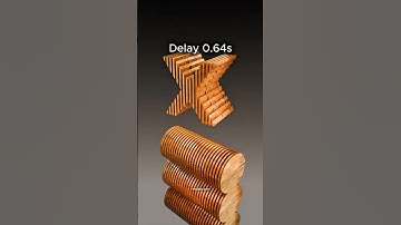 🔥 Perfect Fit 🔥 Wooden Physics Simulation in Blender 3D — Clean Flow & Super Satisfying!