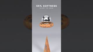 Only the Softest Chrome Ball Can Survive This Pin Trap?  3D Physics Simulation