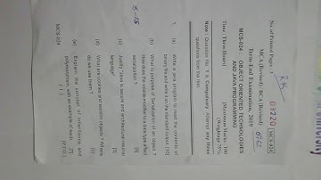 Mcs-024 June 2019 question Paper IGNOU