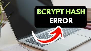How To Fix Bcrypt Hash Error On Windows