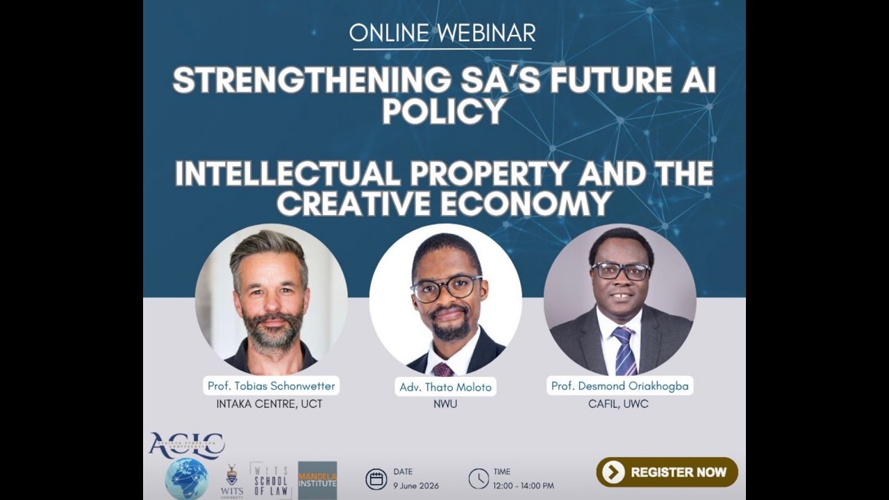 Webinar | Session 6: AI, IP and the Creative Economy