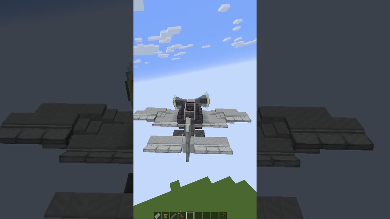 I built a FULLY WORKING fighter plane in Minecraft to DESTROY villages