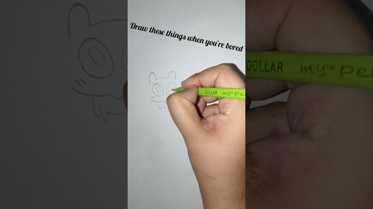 Easy Fun Things To Draw When You Re Bored Simple Doodle Ideas 