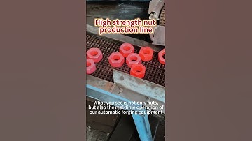 Automatic production line of high strength nuts# Forging automation# Nut# Nut production line