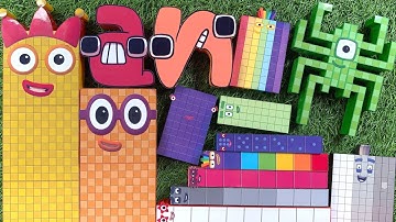 Looking for Numberblocks NEW 900 Puzzle Tetris Space ASMR  | Numberblocks Satisfying Video