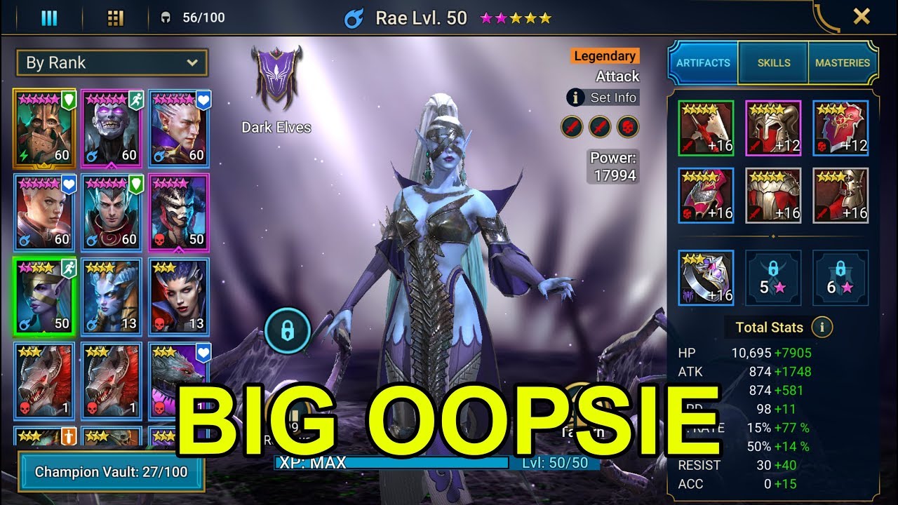 I Ve Made An Oopsie Raid Shadow Legends Episode 30 Youtube