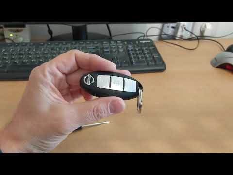 Замена батарейки в ключе Ниссан Ноут(Nissan Note)