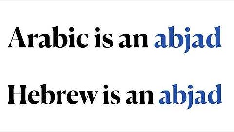 LING 270 - Module 2.09 Semitic writing systems