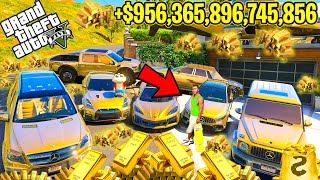 FRANKLIN TOUCH ANYTHING BECOME GOLD || EVERYTHING IS FREE IN GTA 5