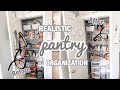 Realistic & Maintainable Pantry Organization