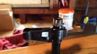 Threading The Barrel Of An Sar-1 Ak 47.