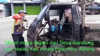 Mobil modifikasi pakai mesin Dompeng!!! Sebuah karya dari Kalimantan Tengah👍👍👍