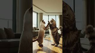 Enjoy my happy cats #cat #catmeowing