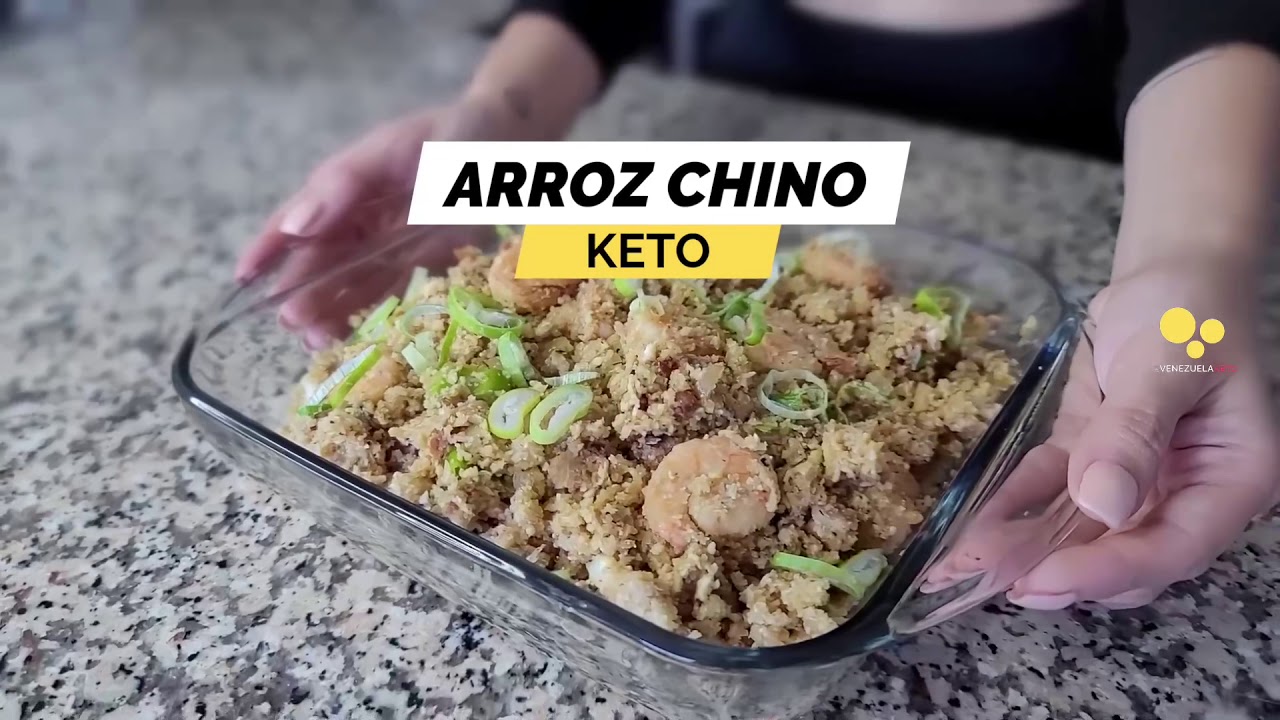 Arroz chino keto con coliflor