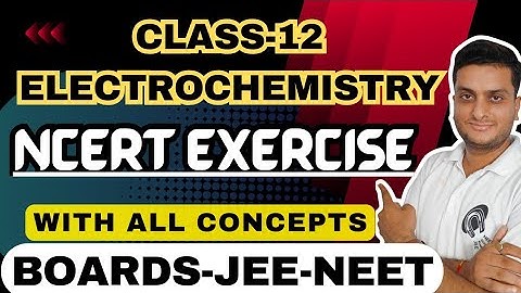 Electrochemistry|NCERT EXERCISE #electrochemistry #ncertsolutions #jee #neetchemistry #faradayslaw