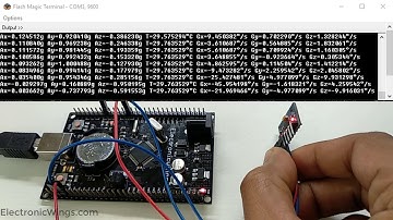 MPU6050 (Gyroscope + Accelerometer + Temperature) interfacing with LPC2148