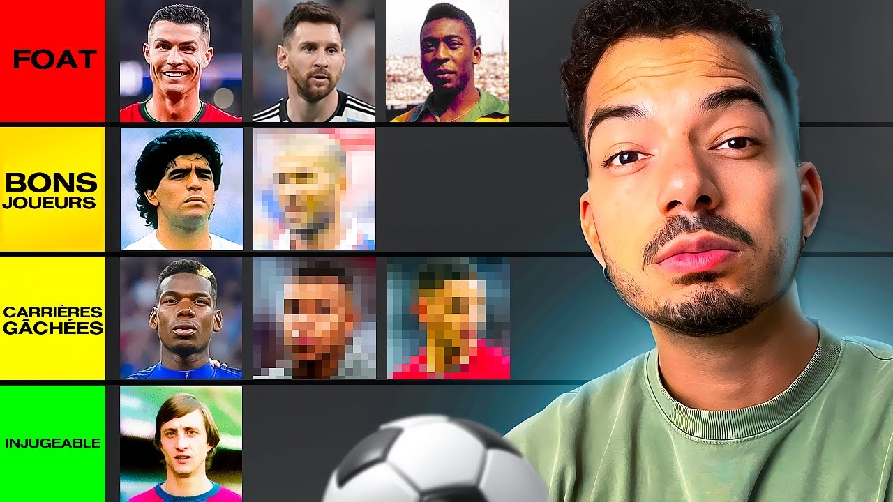 ASMR Tier list footballeurs