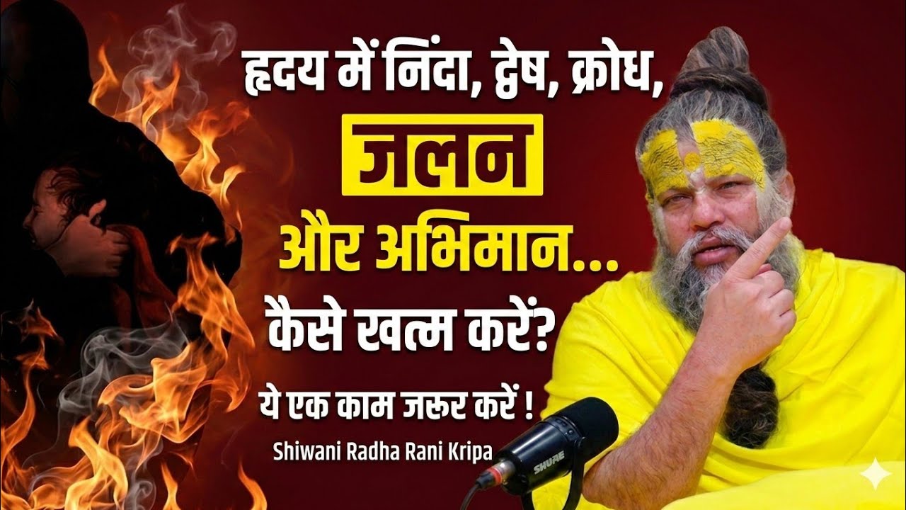 हृदय की अशांति और निंदा से बचने का अचूक उपाय 🧘‍♂️ | Shiwani Radha Rani Kripa