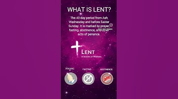 LENT - DAY 2
