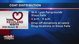 Keep KELOLAND Warm distribution at fairgrounds